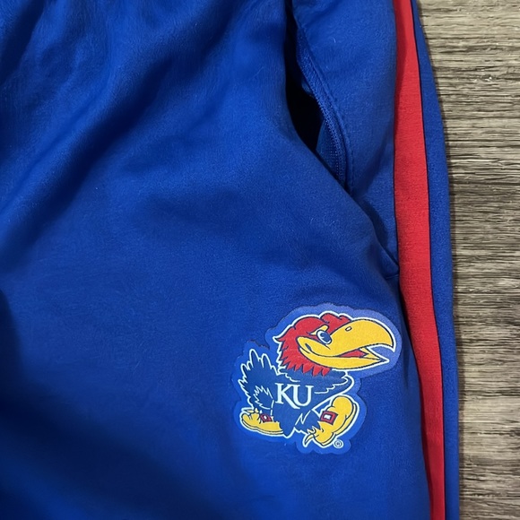 Kansas Jayhawks Adidas Sweats Size Medium - Picture 3 of 6
